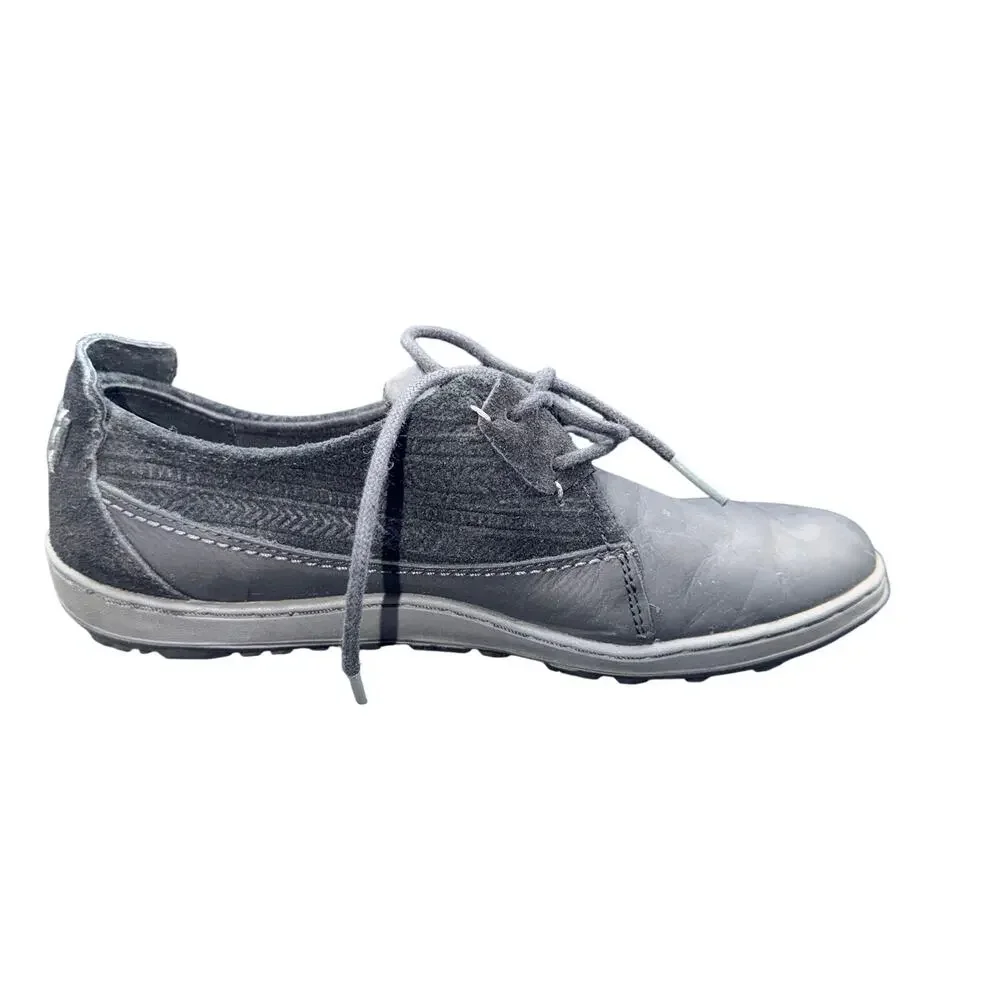Merrell Black Leather Lace Up Casual Shoes Women’s Size 7.5 Select Grip